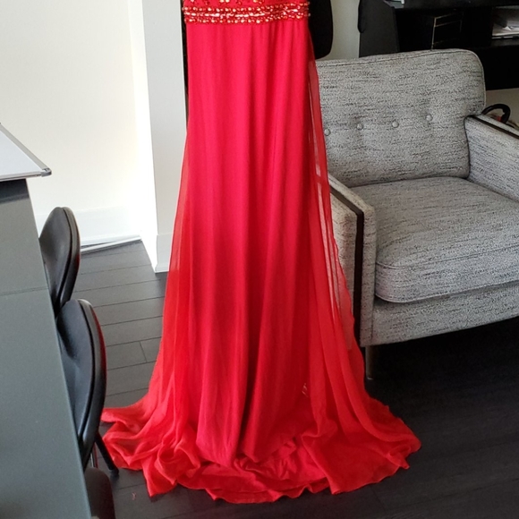 Red Evening Gown - Picture 2 of 5